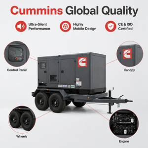 เครื่องกำเนิดไฟฟ้า 80kva 60kw 70kva คัมมินส์ ไวชัย ยูชัย ผู้ผลิต OEM แบบสามเฟส เงียบ  เครื่องกำเนิดไฟฟ้าดีเซล  ใหม่ - Product Image 4