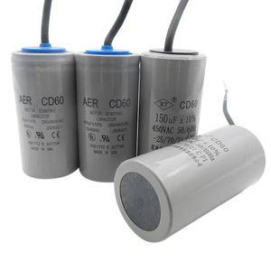 Condensateur de démarrage de moteur Far Sighted Cd60 150µF 450VAC 50/60Hz Fabriqué aux États-Unis - Product Image 1