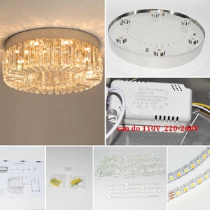 Plafonnier en cristal intelligent moderne personnalisé décoration de la maison éclairage lumineux - Product Image 2