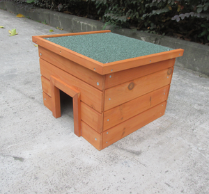 Casa de madera desmontable de conejillo de indias, escondite de madera de animales pequeños, casa de hámster de erizo - Product Image 2