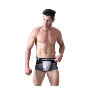 Oem Fabrikant Onder Dragen Aangepaste Logo Ondergoed Custom Mannen Boxershort Heren Slips Boxers Voor Heren