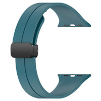 Compatible avec les montres, bracelet de montre en silicone sport, boucle pliante, largeur de bande 42 mm/38 mm