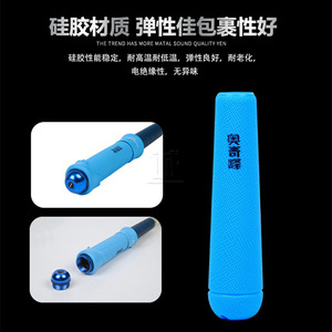 Fishing Rod Silicone Handle Cover Grip <b>Protector</b> Waterproof Non Slip Comfortable One Piece With Opening And <b>Back</b> Stopper - Product Image 3
