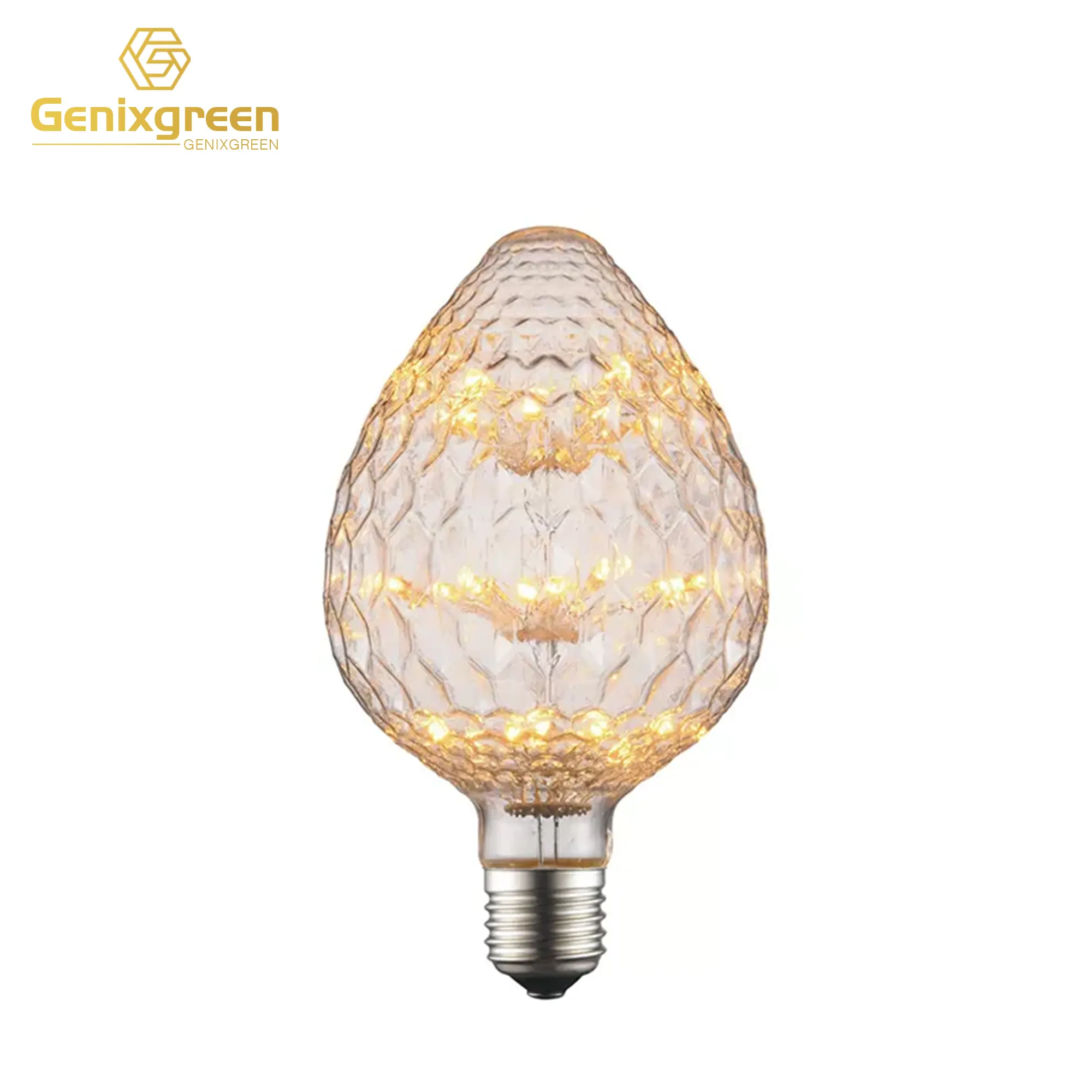 Крытый Открытый Креативный светодиодный фейерверк лампа Клубничная форма лампа для украшения подвесной светильник
