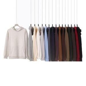 Sudadera Pulóver de Cuello Redondo para Hombre y Mujer en Color Sólido Estilo Casual Suelto 100% Algodón para la Temporada de Otoño - Product Image 2