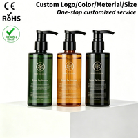 Bouteilles en plastique PET vides de 200 ml, 300 ml, 400 ml avec pompe pour shampoing, gel douche, lotion, savon moussant