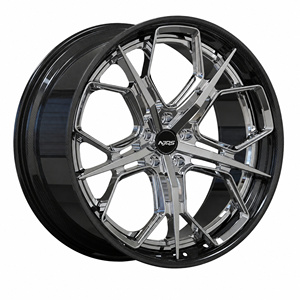 Jantes NJQS personnalisées en deux parties pour voitures de course, 18, 19, 20, 21, 22, 23, 24 pouces, 5x114.3, 5x120, 5x112 pour Audi R8, A8, BMW, Benz <span class=keywords><strong>E55</strong></span> - Product Image 1