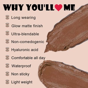 Ochain Brand Your Own Cosmetics Maquillage haute définition végétalien mat Correcteur à couverture complète Correcteur crème de marque privée - Product Image 4