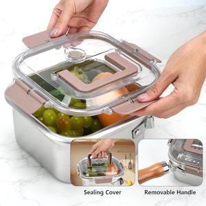 Nouvelle friteuse carrée multifonctionnelle en acier inoxydable, panier de lavage et passoire à légumes avec poignée en bois - Product Image 4