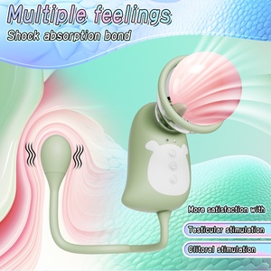 Grensoverschrijdende Nieuwe Volwassen Plezier Voor Eierspringen Meisje Speelgoed Vrouw Zuigen Elektrische Borst Massager Vibrators Voor Koppels - Product Image 3