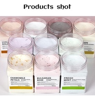 Masque en poudre de gelée végétale 650g pour marque privée OEM, DIY SPA, masque facial hydrogel raffermissant, éclaircissant, hydratant, à l'arbre à thé, végétalien