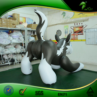 Jouet de piscine pour animaux, loup gonflable, husky de Noël gonflable personnalisé, chien gonflable Hongyi Sph
