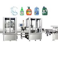 Ligne de production de machine de remplissage de détergent liquide moussant de lave-glace automatique