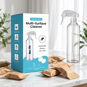 Kit de Limpieza Multiusos Ecológico y Desechable al por Mayor, Botella con Spray y 6 Tabletas Efervescentes - Product Image 1