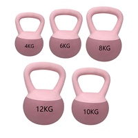 Kettlebell souple de 6 kg en PVC non toxique rempli de sable pour la maison