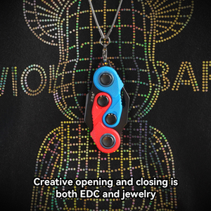 Alta calidad colorido <span class=keywords><strong>Sanrenmu</strong></span> 361S-GX2 12C27 Acero inoxidable plegable al aire libre juguete para niños cuchillo de juego de rol - Product Image 3