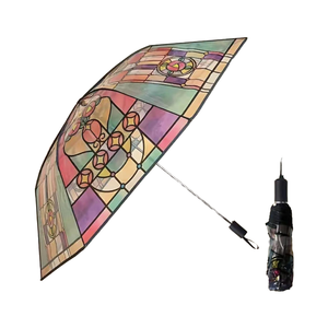 Parapluie moderne pour femmes, parapluie de pluie mignon avec poignée droite, design d'église, parapluie manuel de voyage - Product Image 4