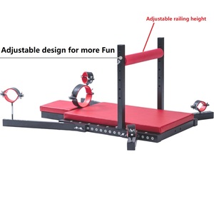 <span class=keywords><strong>Lit</strong></span> en Métal Réglable pour BDSM <span class=keywords><strong>Bondage</strong></span> avec Collier et Menottes pour Positions Fétiches Lootee SF-C07 - Product Image 3