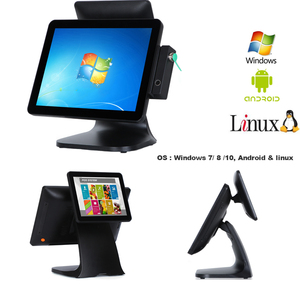Sistema Pos de caja registradora Pos con pantalla táctil de 15 '+ 9,7 ''de alta calidad - Product Image 6