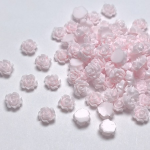 500 Pièces de Décorations <span class=keywords><strong>en</strong></span> Forme de Rose 5mm, Breloques 3D pour Ongles <span class=keywords><strong>en</strong></span> Résine à Dos Plat, Fleurs Multicolores pour Manucure - Product Image 2