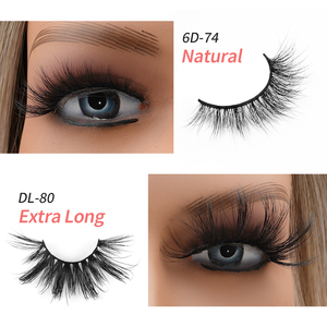 Pestañas postizas de visón de 25mm de grado de lujo 3D 6D, pestañas postizas de visón falso reutilizables con cajas de pestañas - Product Image 3