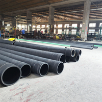 Tuyau industriel minier en caoutchouc NBR tressé à deux couches en fil d'acier, résistant à l'usure et à la corrosion, Yongyi 400 mm 9,8 mm d'épaisseur de paroi