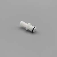 Pom Black 1/4 "filetage de tuyau en ligne raccord fileté à déconnexion rapide connecteur CPC non valvé raccord d'arrêt