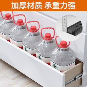 Correderas de Cajón de Tres Secciones Zhan Han de 4, 5, 6 y 8 Pulgadas, de Acero Laminado en Frío, con Rodamientos de Bolas Silenciosos para Muebles y Armarios - Product Image 4