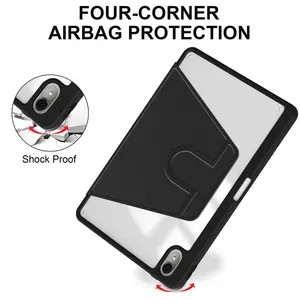 360 °   Funda Giratoria de Cuero de Lujo para Tablet <span class=keywords><strong>Huawei</strong></span> <span class=keywords><strong>MatePad</strong></span> 11 2021/2023 <span class=keywords><strong>10.9</strong></span> Pulgadas DBY-W09, Cubierta Protectora Acrílica a Prueba de Golpes - Product Image 6