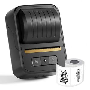 Étiqueteuse avec ruban adhésif, étiqueteuse Bluetooth portable, imprimante thermique de 2 pouces pour les petites entreprises, expédiée depuis un entrepôt étranger - Product Image 1