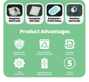EU & USA cổ lăng trụ Lithium <span class=keywords><strong>Ion</strong></span> 3.2V LiFePO4 280ah-314ah Pin tế bào cho năng lượng mặt trời hệ thống lưới điện - Product Image 4