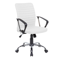 Chaise de bureau en PU à hauteur réglable avec accoudoirs pour ordinateur, vente en gros
