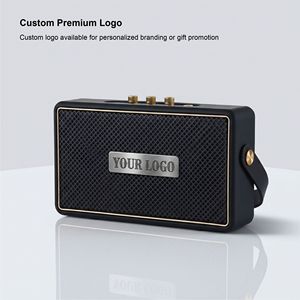 Haut-parleur portable sans fil Bluetooth avec logo personnalisé, 2*5W stéréo, rechargeable, lecteur de carte TF, radio FM et son audio - Product Image 4