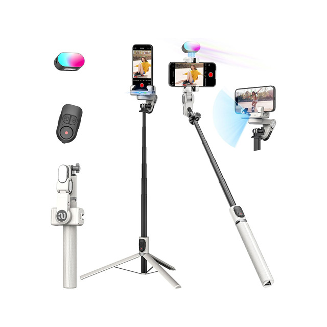 AOCHUAN M2PRO Mobile Gimbal AI Auto Face Tracking 108cm Extension Rod Foldable Smartphone Stabilizer Professional YouTube Vlog