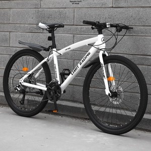 Bicicletta da montagna in acciaio ad alto tenore di carbonio da 24/26 pollici, 21/27 velocità, leggera, con freni a disco, per studenti e adulti, di alta qualità, all'ingrosso. - Product Image 4