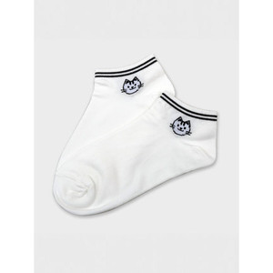 Calzini da donna a collo singolo in Nylon traspirante lunghezza dell'equipaggio con Logo personalizzato stile invernale con stampa animale lavorato a maglia tecnica - Product Image 1