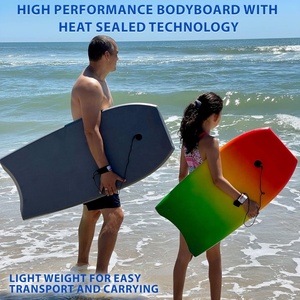 Bodyboard de Playa para Niños y Adultos con Núcleo de EPS y Cubierta de XPE, Bodyboard de EPS con Correa para Aguas Oceánicas TS0069 - Product Image 3