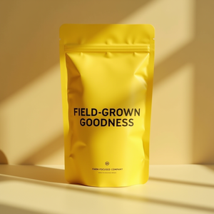 Sachet alimentaire en plastique coloré à fond plat pour thé, café en poudre, qualité alimentaire, avec fermeture éclair, pochette autoportante, emballage avec fenêtre - Product Image 6