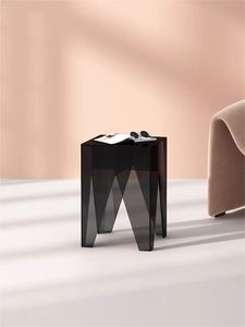 Meuble <span class=keywords><strong>console</strong></span> en bois acrylique <span class=keywords><strong>extensible</strong></span> moderne personnalisable OEM Table d'appoint pour chambre à coucher hôtel <span class=keywords><strong>Rangement</strong></span> pour la décoration intérieure - Product Image 4