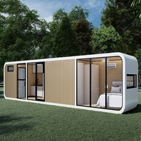 Maisonnette Apple préfabriquée, Salle de réunion modulable, Cuisine extérieure mobile, Entrepôt pour complexe touristique panoramique, Garantie 1 an