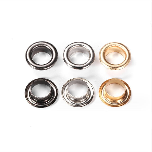 Eyelets Metal Holes High-strength Material Rivets Ventilation Holes Silver Metal Canopy Cloth Rope Hole Leather Rivets