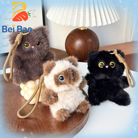 Nouveau Porte-clés en Peluche Kawaii 2026 de 4 Pouces, Super Doux et Moelleux, Chat ou Ours en Peluche, Pendentif Mini Sac de 10 cm pour Enfants