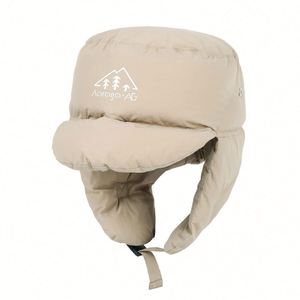 Casquettes de baseball d'hiver imperméables et chaudes de haute qualité en gros, avec cache-oreilles, broderie personnalisée, logo imprimé, 7 panneaux, unisexe - Product Image 5