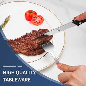Wholesale Hot Sale 4.5 in Sharp Blade Stainless Steel <strong>Dinner</strong> Steak <strong>Knife</strong> Set with PP Handle 4 Pieces Steak <strong>Knives</strong> - Product Image 5