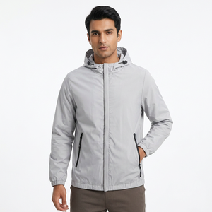 OEM Wholesale Customize Outdoor Windproof <b>Jacket</b> <b>Men</b> Hooded Waterproof Custom Windbreaker <b>Jacket</b> for <b>Men</b> - Product Image 1
