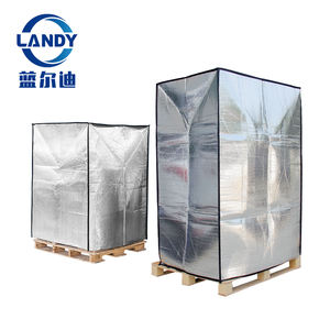 Housses de palette de fret imperméables, housses de palette thermiques isolées en plastique - Product Image 2