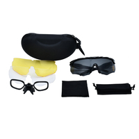 Lunettes de protection anti-balles personnalisées pour la myopie, conformes à la norme ANSI Z87.1-2000, avec lentilles interchangeables