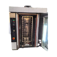 Four à pâtisserie rotatif commercial en acier inoxydable, grande capacité, 16/32/64 plateaux, électrique/gaz |   OEM/ODM