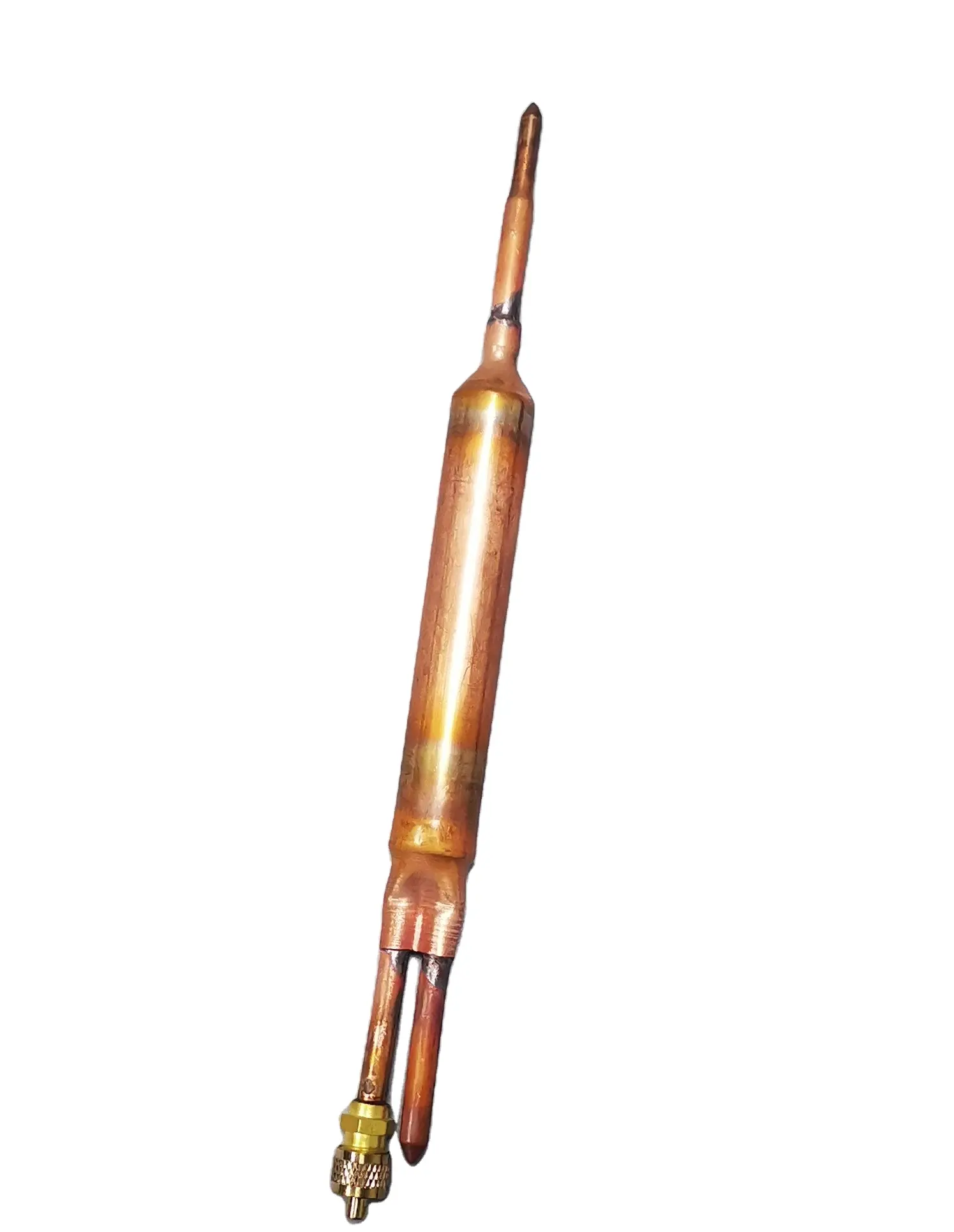 Secador de filtro de cobre soldado con válvula de acceso, 20gr