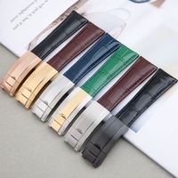Bracelet de montre en cuir de luxe original JYD S508 20 mm 1:1 pour montres Rolex Submariner